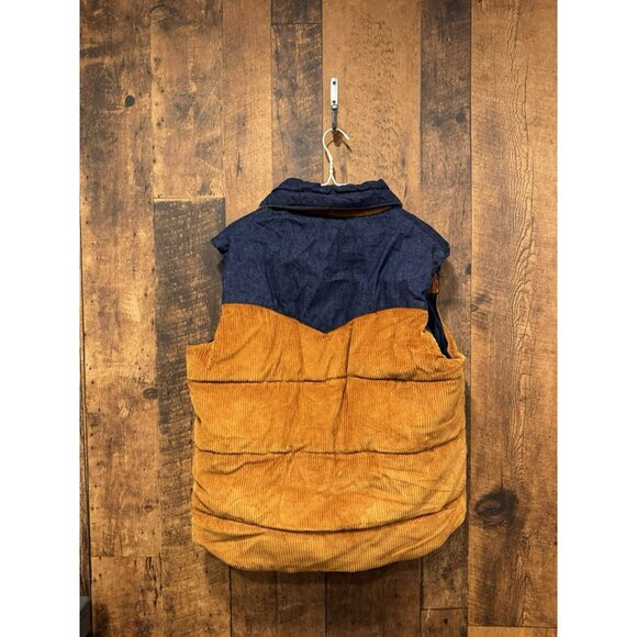 Vintage House Of Peerless Reversible Cowboy Style Vest Large EUC - Picture 3 of 8